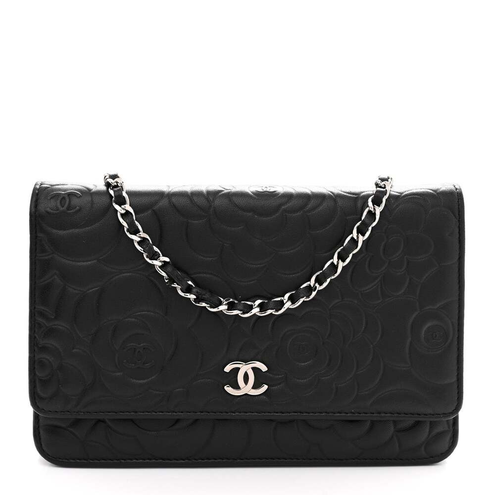 Chanel Lambskin Camellia Embossed #269405C19B